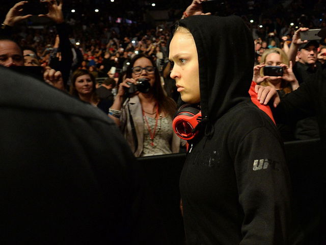 Ronda Rousey is the only person going to the | theScore