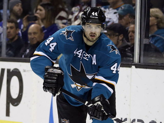 Sharks' Marc-Edouard Vlasic won't play Sunday vs. Penguins