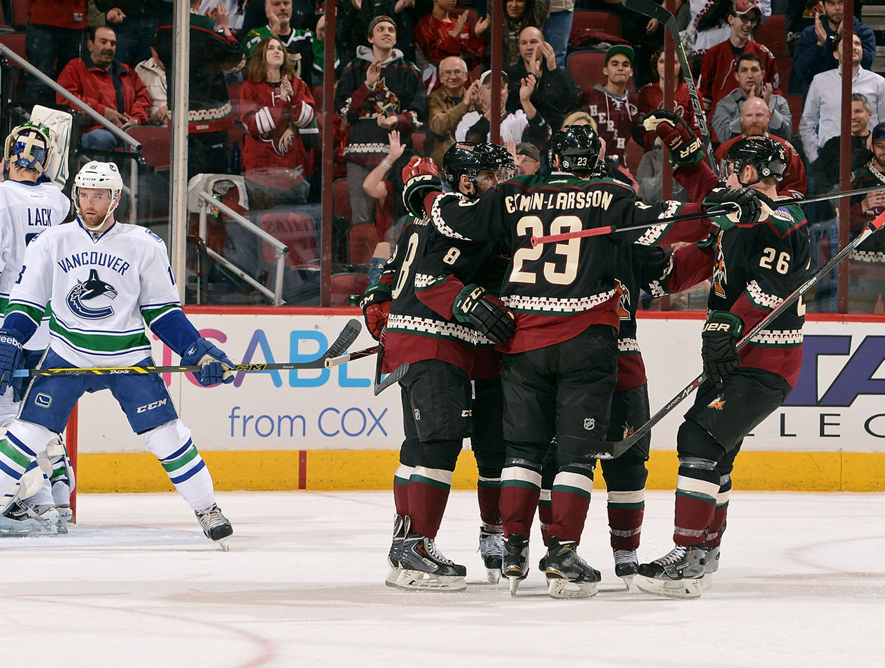 #TBT: Coyotes Halt 10-game Losing Skid, Upend Canucks In Retro Kachina ...