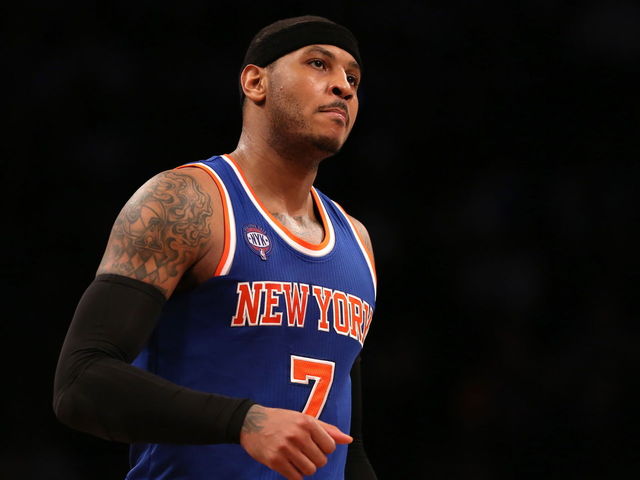 Carmelo Anthony says there's 'no drama,' calls Porzingis 'a steal'