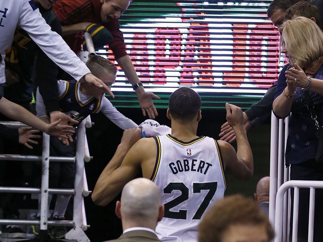 Rudy Gobert's defensive maturity a season highlight for Jazz