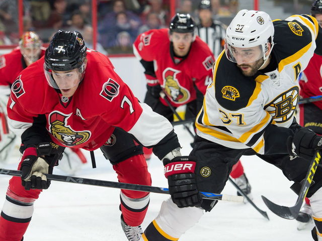 VIDEO: Sens, Bruins both score in first minute