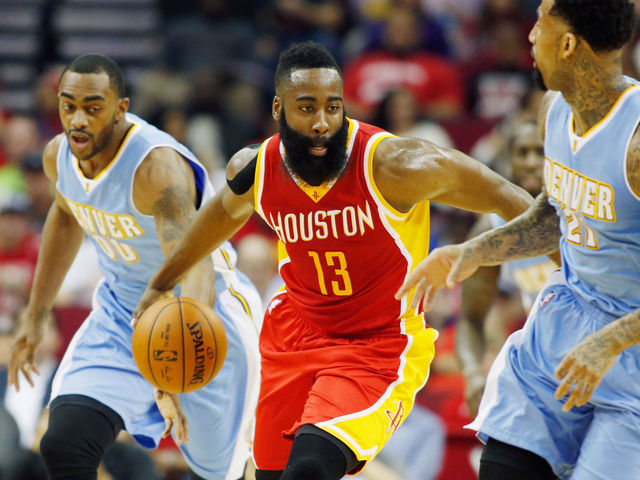 James Harden scores career-high 50 points in win over Nuggets
