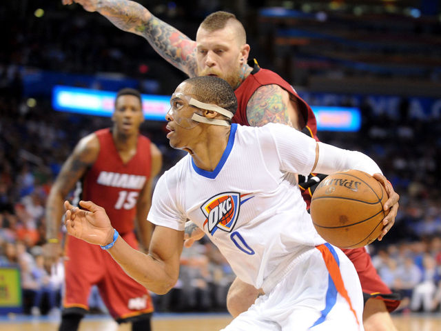 Mr. Triple-Double: Russell Westbrook records 10th of the year in Thunder win over Heat