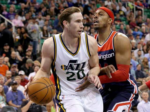 Jazz's Hayward out Monday with shoulder sprain