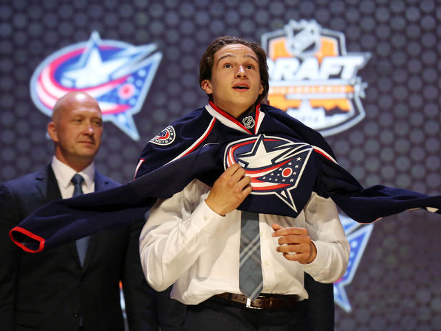 VIDEO: Blue Jackets' Sonny Milano scores pair of impressive goals during USA scrimmage