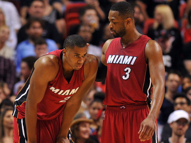 Heat's Whiteside tired of Wade-related questions: 'I just catch lobs from the man'
