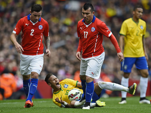 Neymar on Gary Medel stamp in friendly match: This isn't UFC