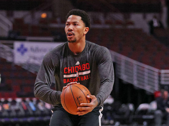 derrick rose training ball