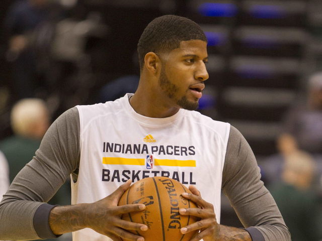 Pacers' Hibbert on Paul George: 'I've seen him do windmills. ... He's coming'