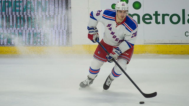 Rangers' Kreider out indefinitely following rib surgery