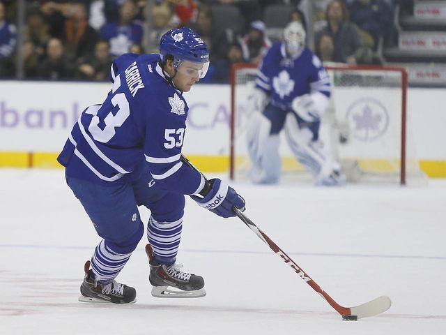 Maple Leafs assign Sam Carrick to Marlies (AHL)