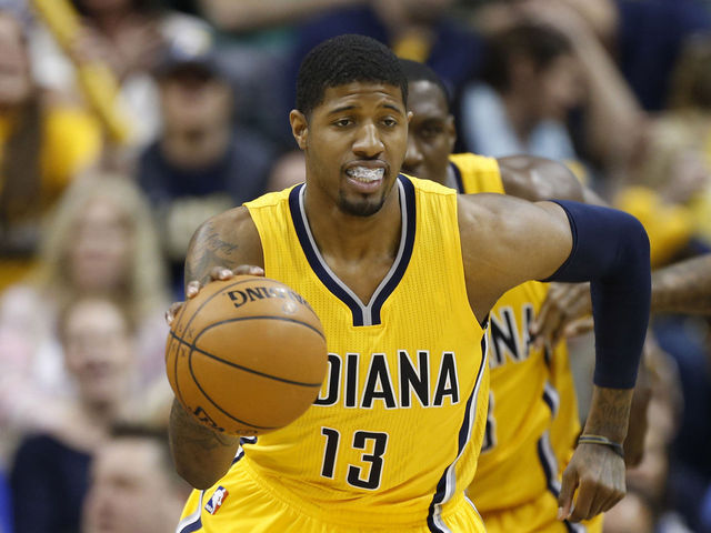 VIDEO: Paul George's first dunk since returning from injury