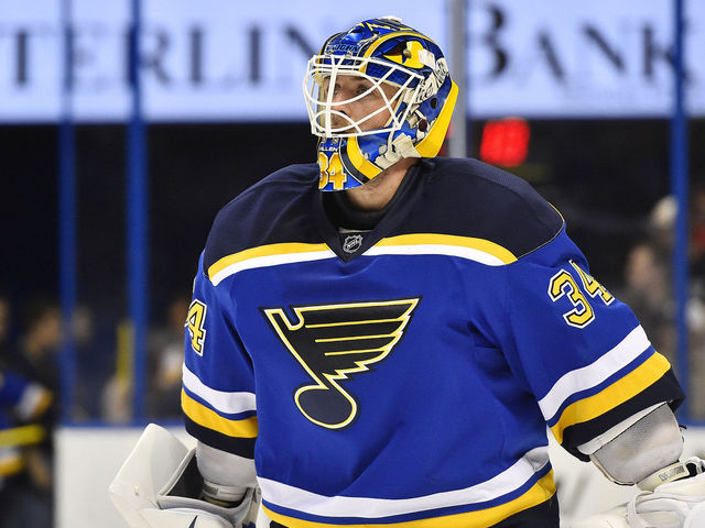 VIDEO: Blues' Jake Allen needs a mulligan on Wild's 1st shot of Game 5