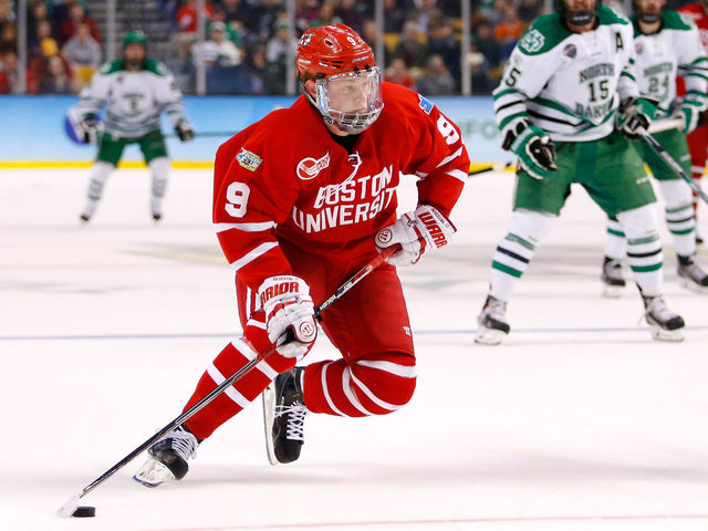 Boston University wants Jack Eichel to return for another season