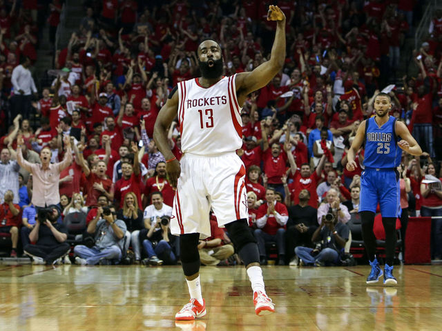 Harden propels Rockets past Mavs in series opener