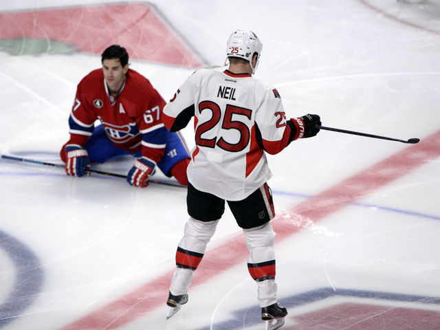 Chris Neil returns to Senators' lineup for Game 3 vs. Canadiens