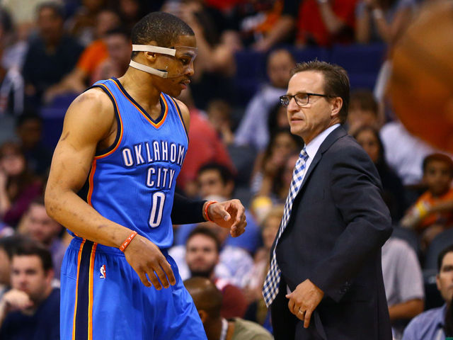 Thunder fire head coach Scott Brooks
