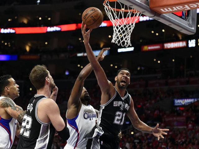 Tim Duncan becomes 5th player in NBA history to score 5,000 playoff points