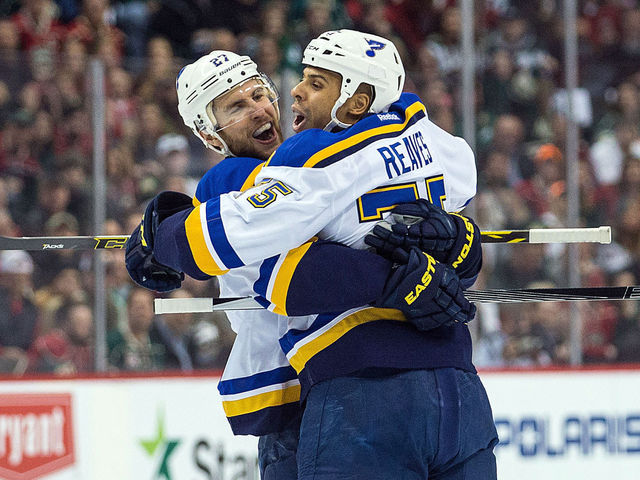 Blues embarrass Wild, Devan Dubnyk in 6-1 thrashing