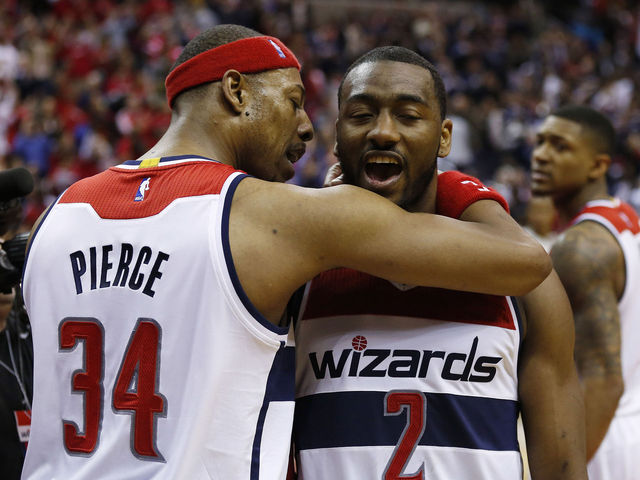 Pierce reflects on Wizards' playoff run, uncertain future: 'I really like our team'