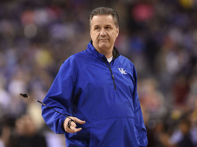 Penguins fan John Calipari on hand for Game 5 of the Stanley Cup