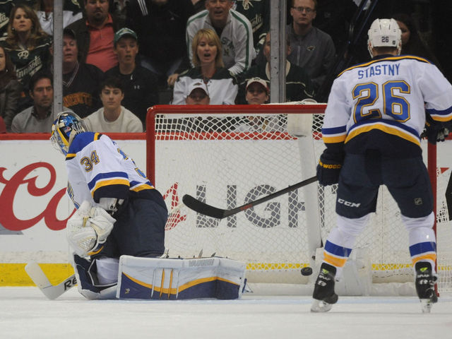 VIDEO: Wild's Fontaine goes 5-hole, chases Blues' Jake Allen
