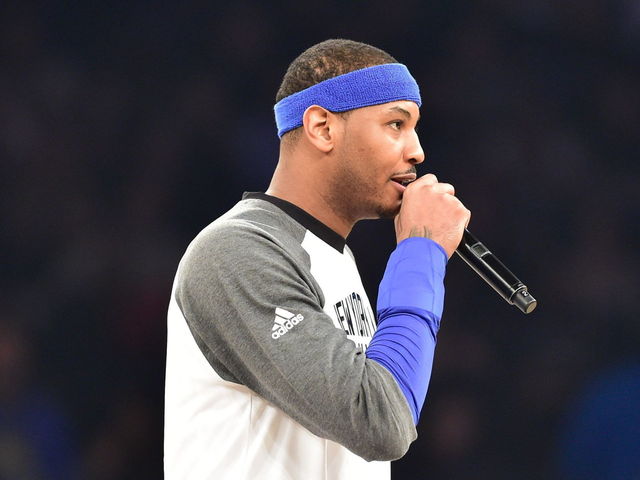 Carmelo Anthony and Will Barton call for peace in Baltimore