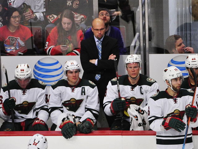 Wild coach Mike Yeo on facing Blackhawks in Game 2: 'We have their attention'