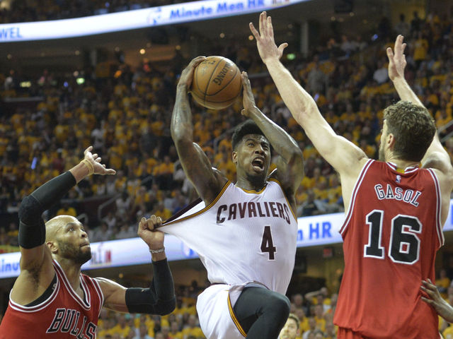 Cavs' Shumpert at risk of missing Game 3 after feeling groin 'pop'