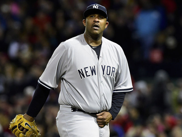 Sabathia enters alcohol rehab, unavailable for playoffs
