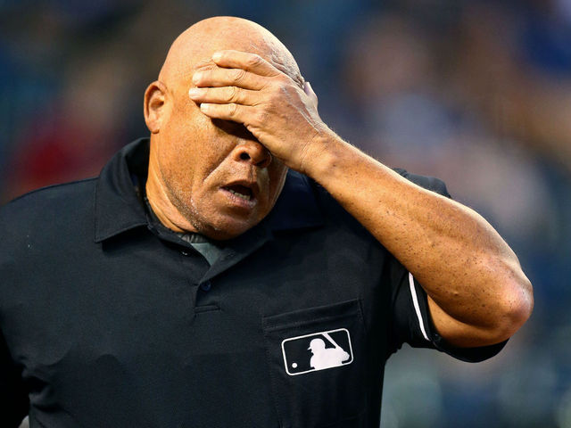 Umpire Kerwin Danley to sit out Wednesday due to concussion symptoms