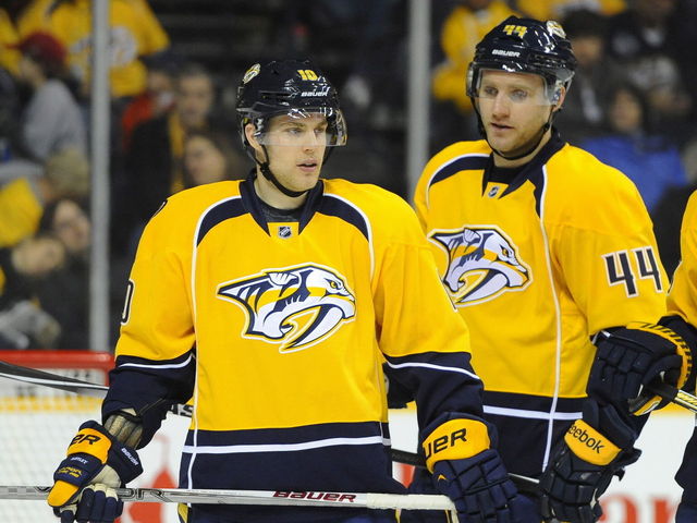 Predators GM Poile 'probably not' going to re-sign Franson, Santorelli; uncertain about Volchenkov