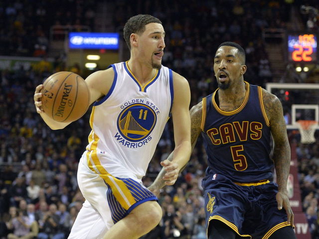 Report: Warriors' Thompson not having headaches, confident he'll play in Game 1 on Thursday