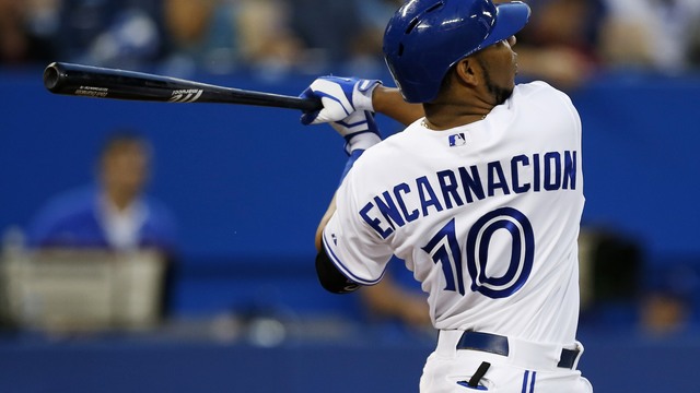 VIDEO: Blue Jays' Encarnacion breaks team record for home runs in a month