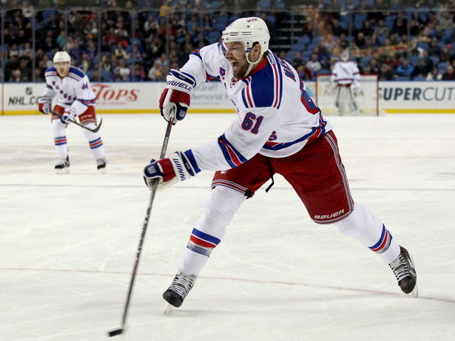 Rick Nash diagnosed with bone bruise, expected back after All-Star break