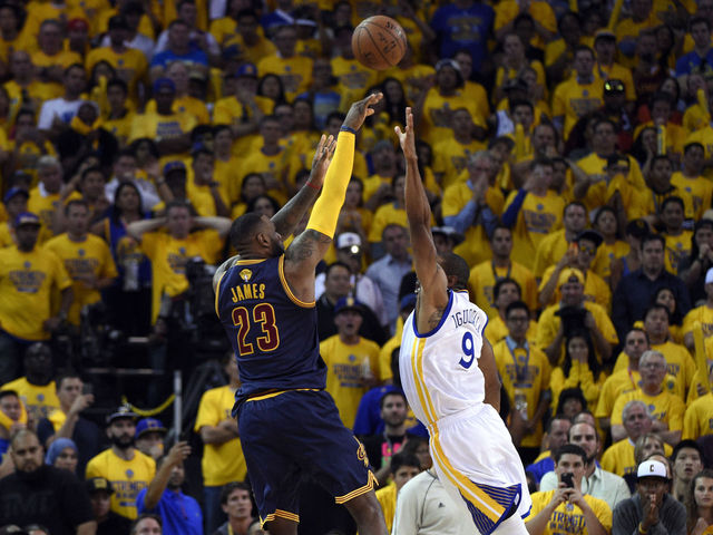 Andre Iguodala locked down LeBron James when it mattered most