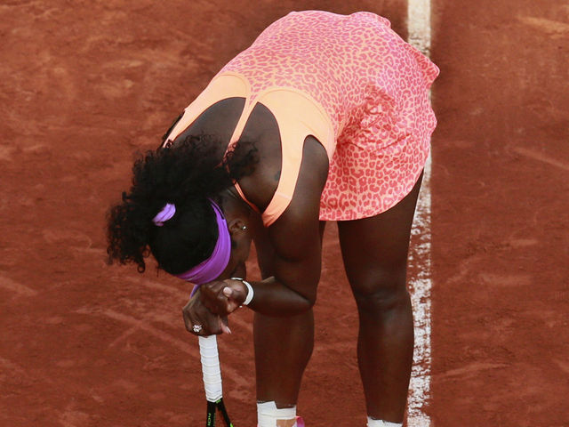 Williams still ill day before French final against Safarova, 'kind of collapsed' after semi
