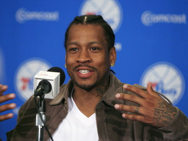 Iverson regrets talking about practice