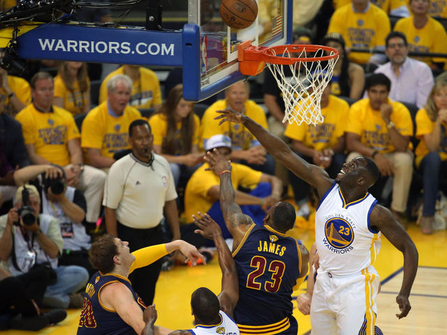 VIDEO: LeBron sent away at the rim, not once but twice