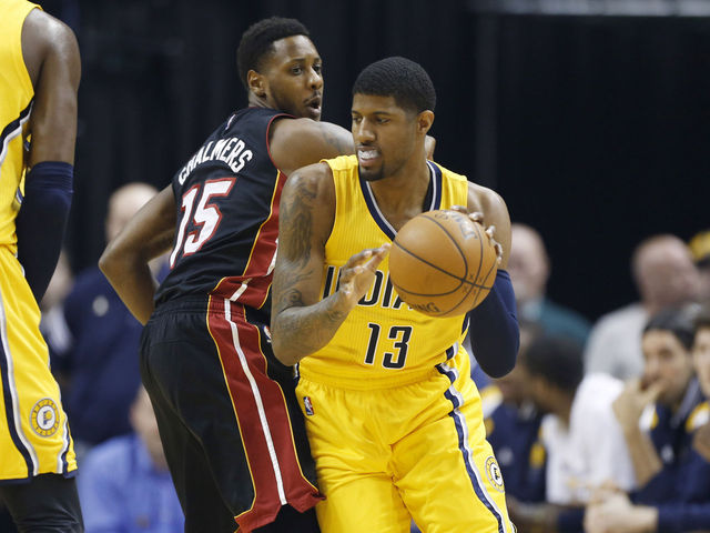 Pacers' George preparing to play power forward next season