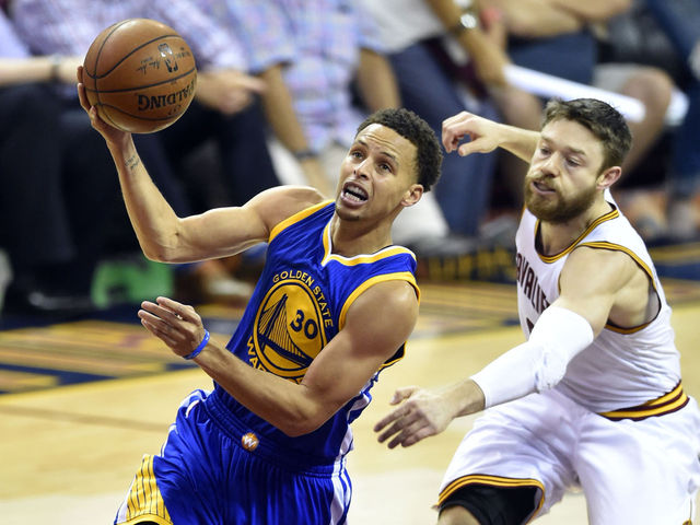NBA Finals: Curry hits from his corner, goes high off the glass in hot Game 6 start (VIDEOS)