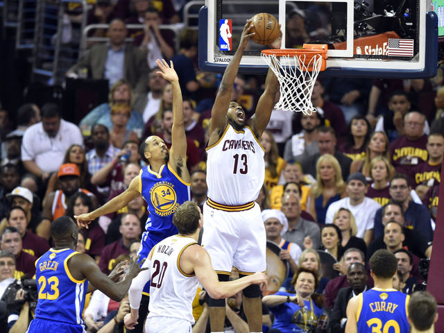 NBA Finals: Tristan Thompson cuts halftime deficit to 2 with putback (VIDEO)