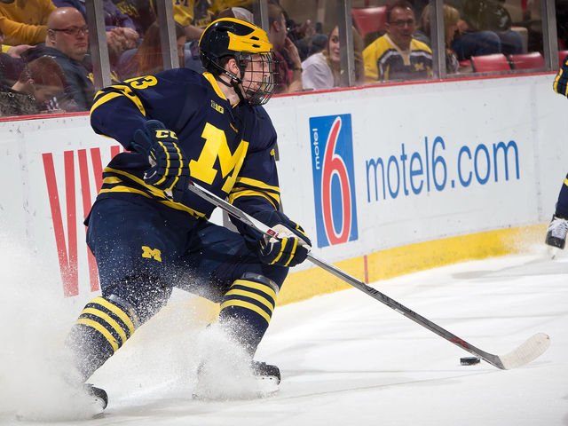 theScore NHL Draft Series: Werenski living Michigan hockey dream in fast-forward