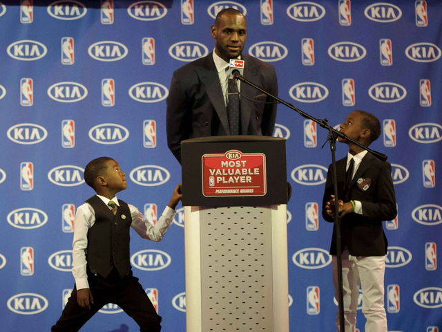 LeBron: 'How can I ever be down when I know my kids and my fans have my back?'