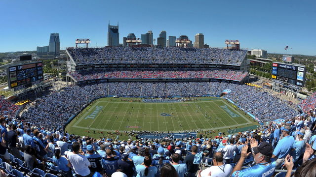 Fireworks damage Titans' stadium