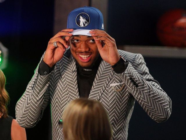 Timberwolves select Karl-Anthony Towns 1st overall in 2015 NBA Draft