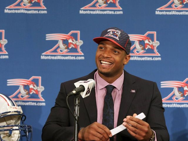 Michael Sam back in Montreal