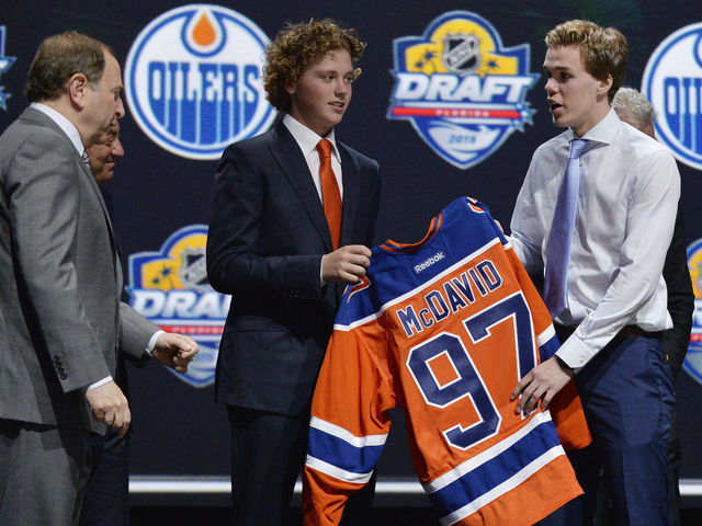 Oilers' McDavid: 'To see 97 when I flipped that jersey around was special'