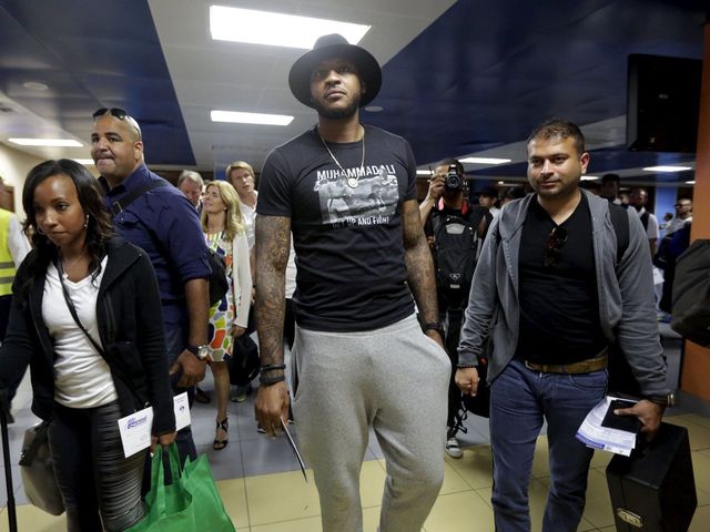Carmelo Anthony reached out to Kristaps Porzingis amid rumors of displeasure